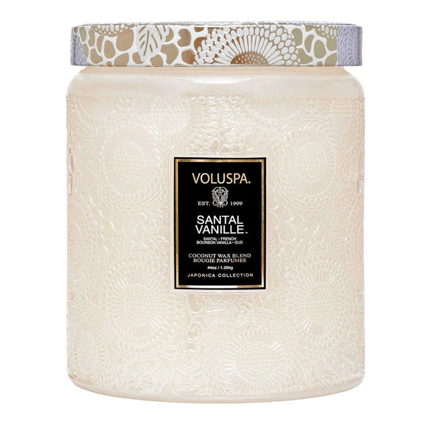 Voluspa Santal Vanille Luxe Jar Candle ~ 44 oz.