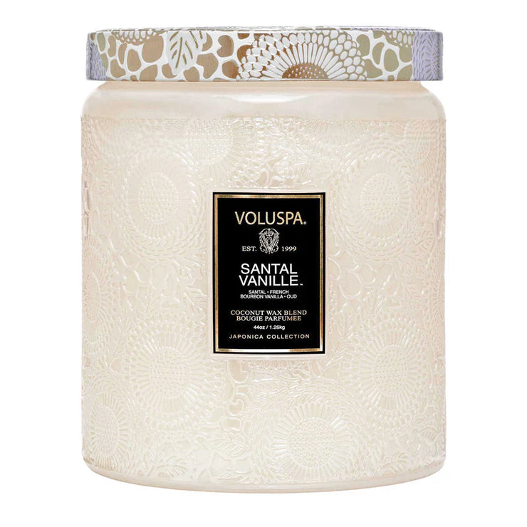 Voluspa Santal Vanille Luxe Jar Candle ~ 44 oz.