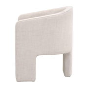 Essentials For Living Hall Arm Dining Chair ~ Performance Bisque French Linen