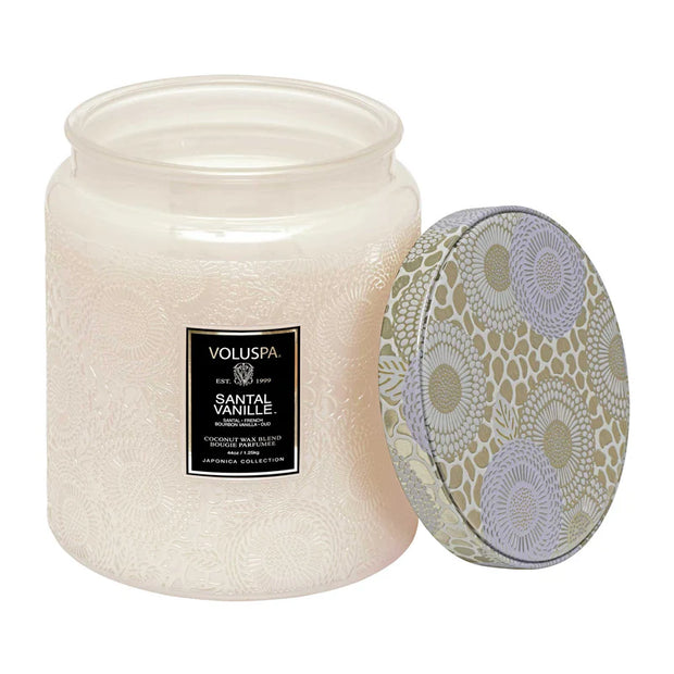 Voluspa Santal Vanille Luxe Jar Candle ~ 44 oz.