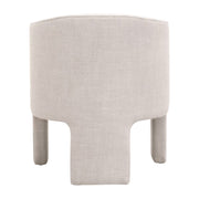 Essentials For Living Hall Arm Dining Chair ~ Performance Bisque French Linen