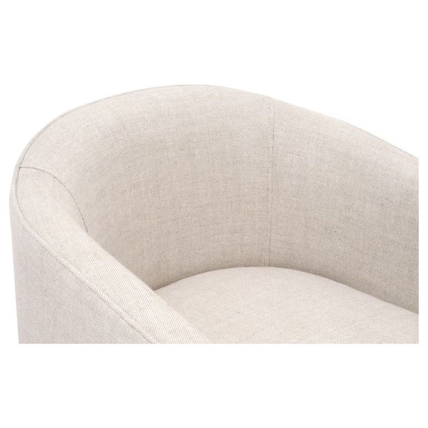 Essentials For Living Hall Arm Dining Chair ~ Performance Bisque French Linen