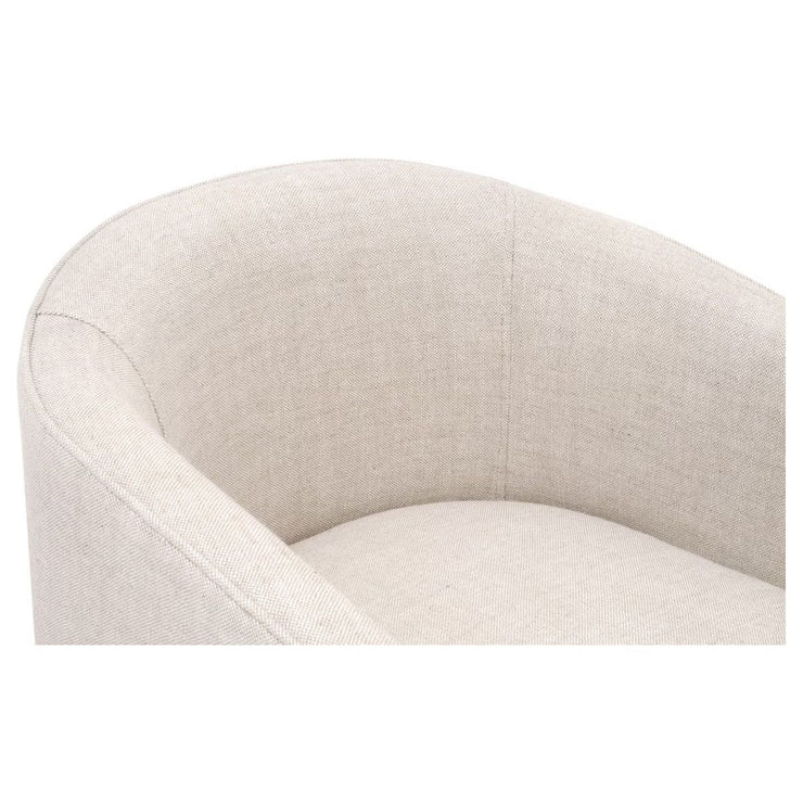 Essentials For Living Hall Arm Dining Chair ~ Performance Bisque French Linen