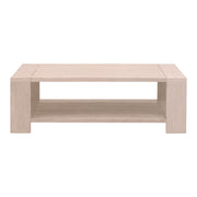 Essentials For Living Sur Outdoor Coffee Table ~ Washed Ever Teak