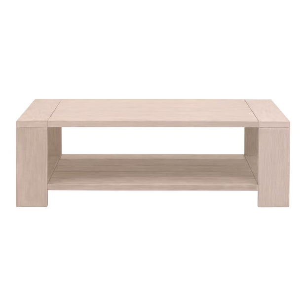 Essentials For Living Sur Outdoor Coffee Table ~ Washed Ever Teak