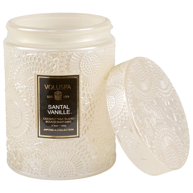 Voluspa Santal Vanille Small Jar Candle ~ 5.5 oz
