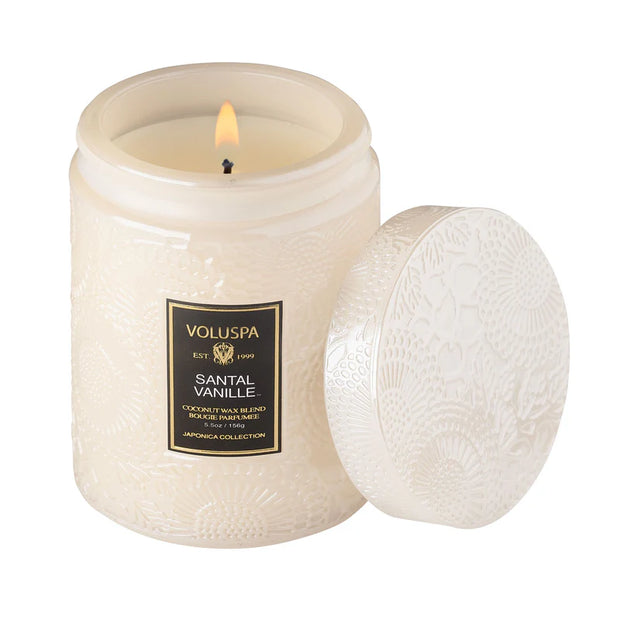 Voluspa Santal Vanille Small Jar Candle ~ 5.5 oz
