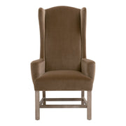 Essentials For Living Bennett Arm Dining Chair ~ Caramel Velvet With Natural Gray Oak Frame