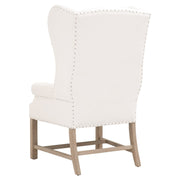 Essentials For Living Chateau Arm Dining Chair ~ LiveSmart Peyton-Pearl With Natural Gray Ash Frame
