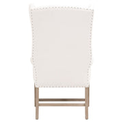 Essentials For Living Chateau Arm Dining Chair ~ LiveSmart Peyton-Pearl With Natural Gray Ash Frame