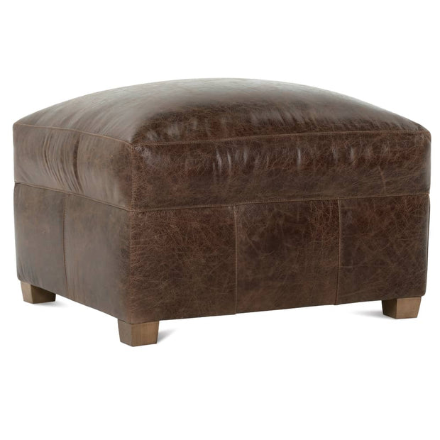 Rowe Furniture Lilah Leather Ottoman ~ Available To Custom Order In All Leathers