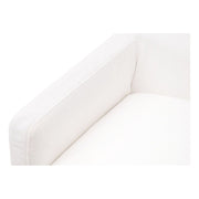 Essentials For Living Drake Slipcover Arm Dining Chair ~ LiveSmart Peyton-Pearl With Natural Gray Oak Frame
