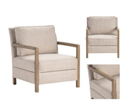 Crestview Collection Maxwell Beige Accent Chair