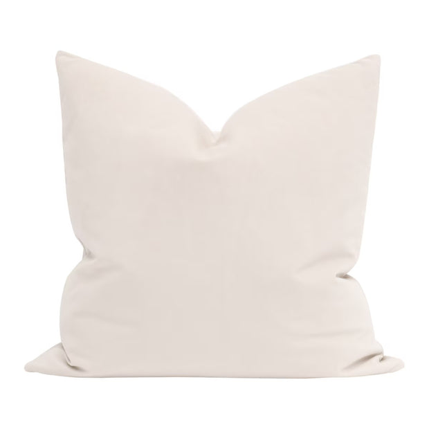 Essentials For Living The Basic 22” Essential Pillow ~ Cream Velvet