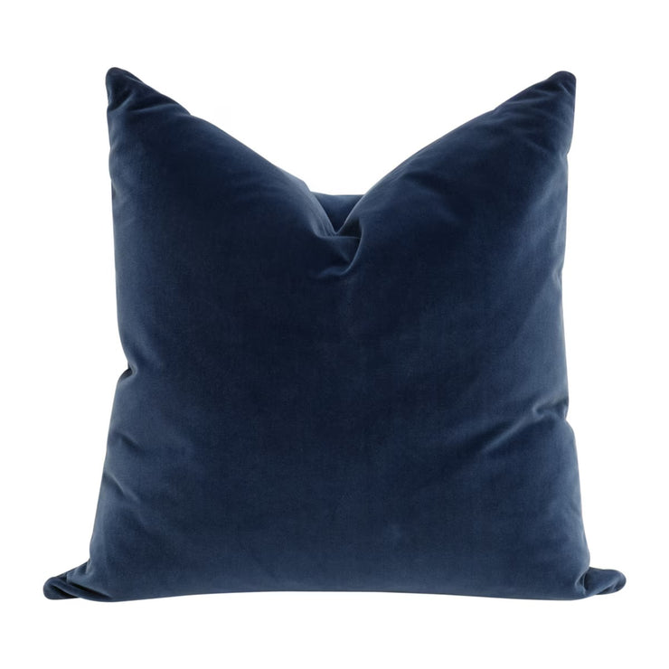 Essentials For Living The Basic 22” Essential Pillow ~ Denim Velvet