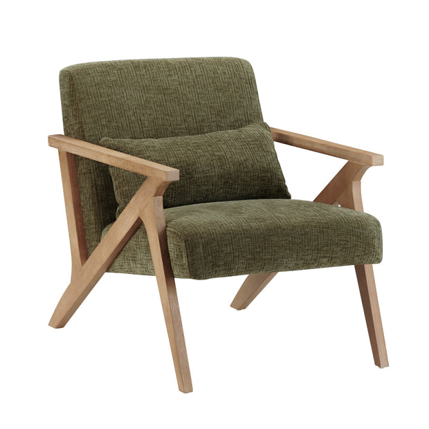 Crestview Collection Wren Moss Green Accent Chair