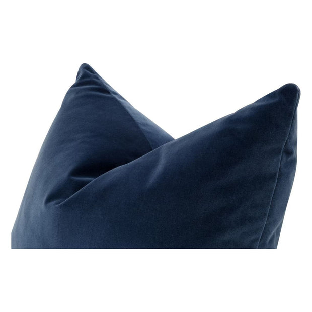 Essentials For Living The Basic 22” Essential Pillow ~ Denim Velvet