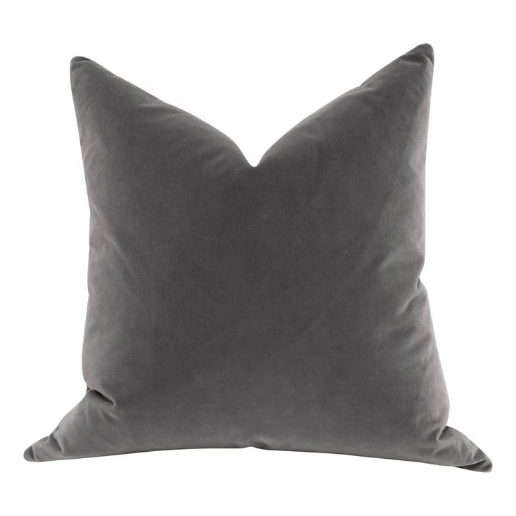 Essentials For Living The Basic 22” Essential Pillow ~ Dark Dove Velvet