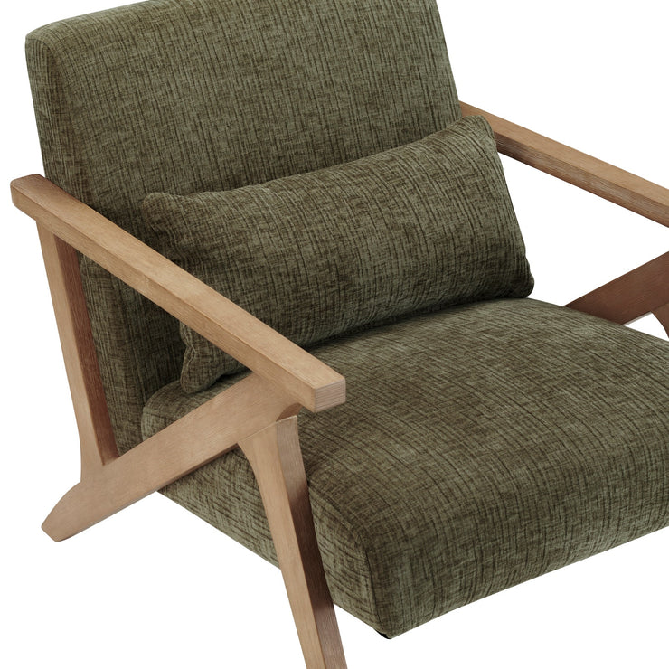 Crestview Collection Wren Moss Green Accent Chair