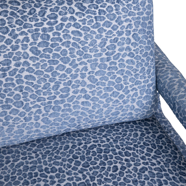 Crestview Collection Olaf Blue and White Accent Chair