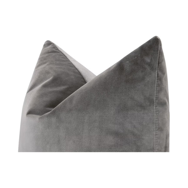 Essentials For Living The Basic 22” Essential Pillow ~ Performance Dark Dove Velvet