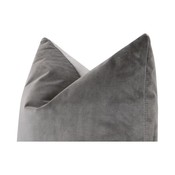 Essentials For Living The Basic 22” Essential Pillow ~ Performance Dark Dove Velvet