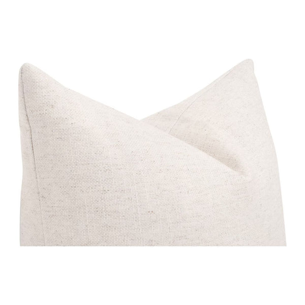 Essentials For Living The Basic 22” Essential Pillow ~ Performance Textured Cream Linen