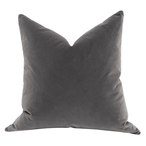Essentials For Living The Basic 26” Essential Euro Pillow ~ Dark Dove Velvet