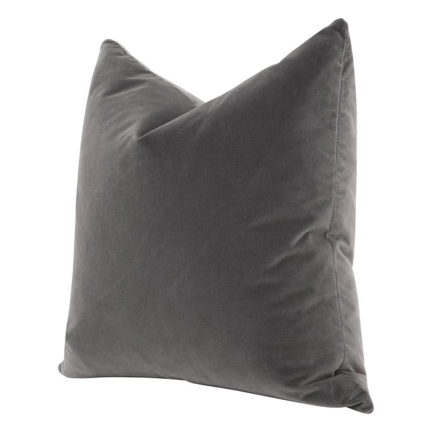Essentials For Living The Basic 26” Essential Euro Pillow ~ Dark Dove Velvet