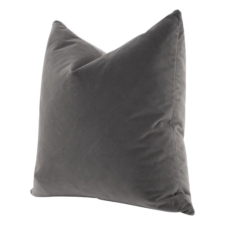 Essentials For Living The Basic 26” Essential Euro Pillow ~ Dark Dove Velvet