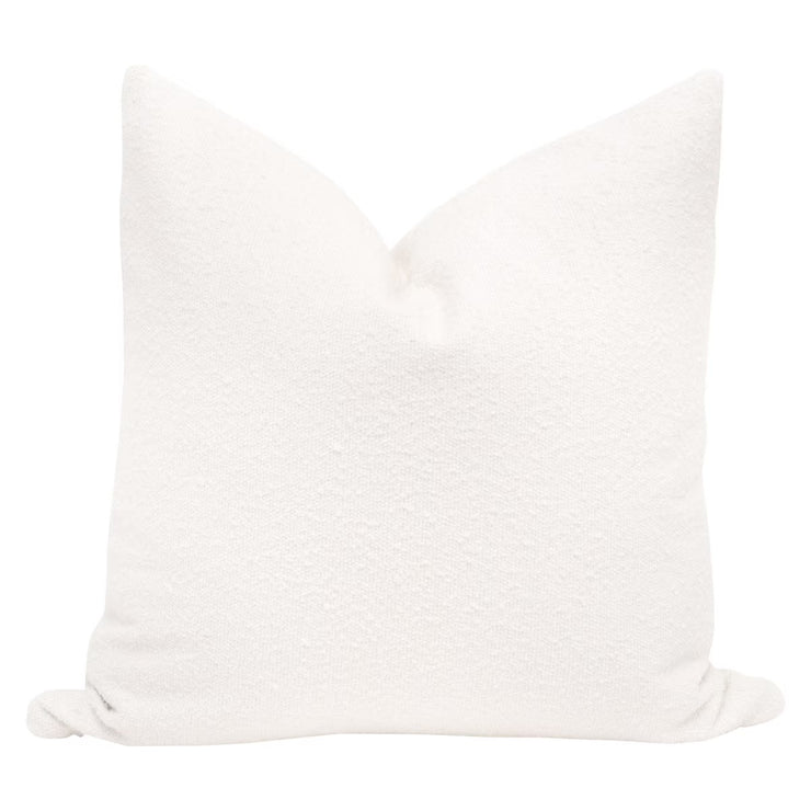 Essentials For Living The Basic 26” Essential Euro Pillow ~ LiveSmart Boucle-Snow