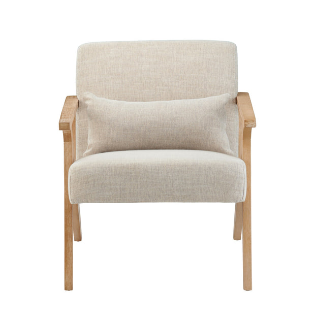 Crestview Collection Vance Off White Accent Chair
