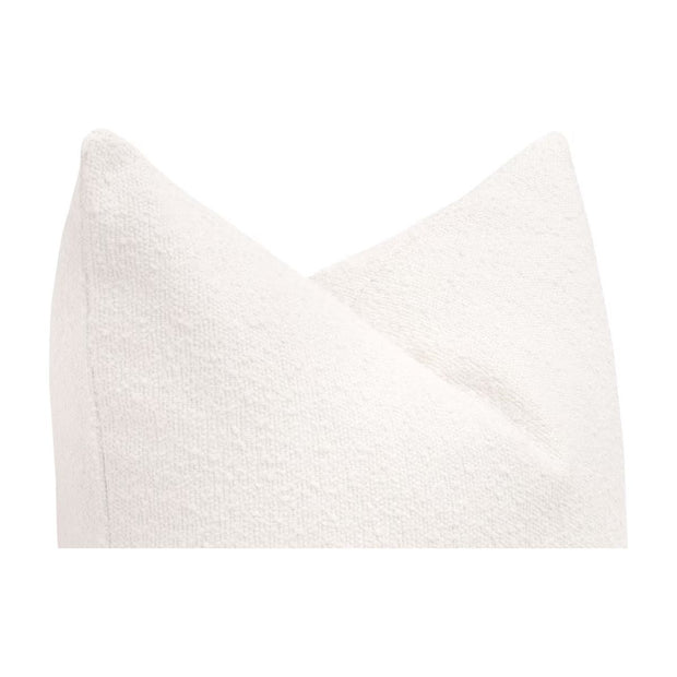 Essentials For Living The Basic 26” Essential Euro Pillow ~ LiveSmart Boucle-Snow