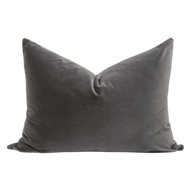 Essentials For Living The Basic 34” Essential Dutch Pillow ~ Dark Dove Velvet