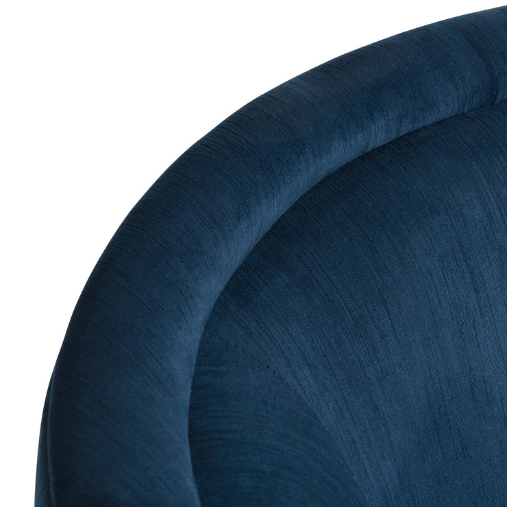 Crestview Collection Tarek Sergovia Marino Blue Armchair