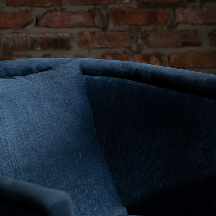 Crestview Collection Tarek Sergovia Marino Blue Armchair