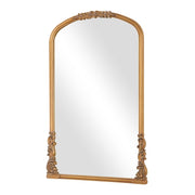 Casa Bella Living Engineered Wood Finished Rich Antique Gold Mirror