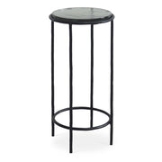 Casa Bella Living Finished Black Textured Iron Accent Table