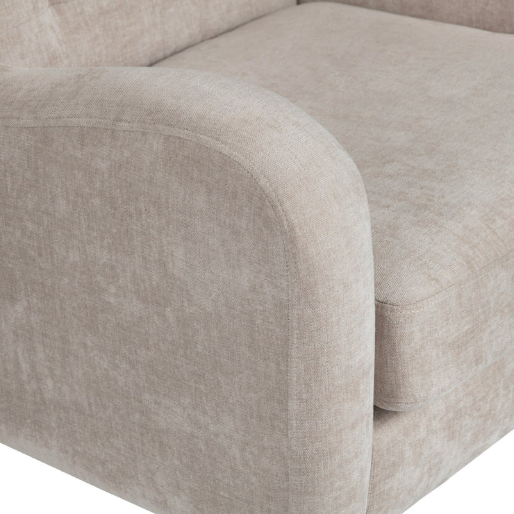 Crestview Collection Lanna Cream Tufted Accent Chair