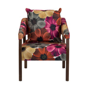 Crestview Collection Flora Bright Floral Accent Chair