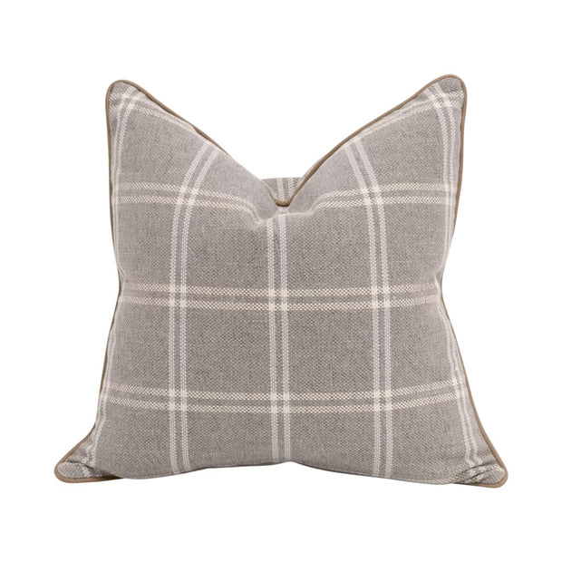 Essentials For Living The Not So Basic 22” Essential Pillow ~ LiveSmart Walden-Stone, Ivanhoe Toast Piping