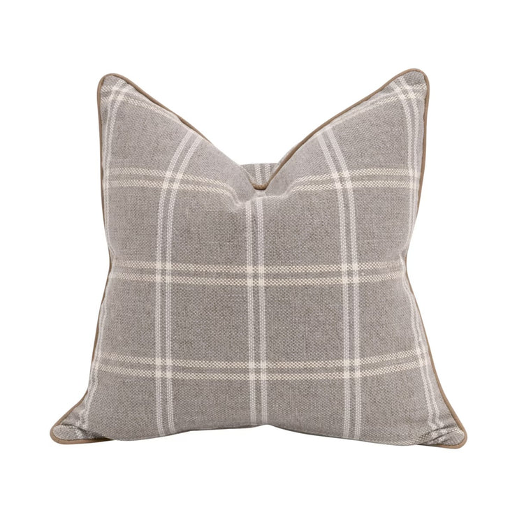 Essentials For Living The Not So Basic 22” Essential Pillow ~ LiveSmart Walden-Stone, Ivanhoe Toast Piping
