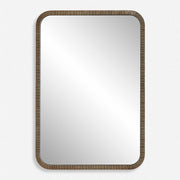 Casa Bella Living Textured Frame Finished In Rich Antique Gold Mirror