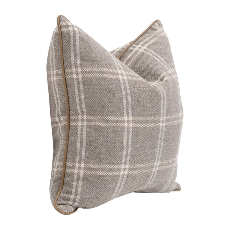Essentials For Living The Not So Basic 22” Essential Pillow ~ LiveSmart Walden-Stone, Ivanhoe Toast Piping