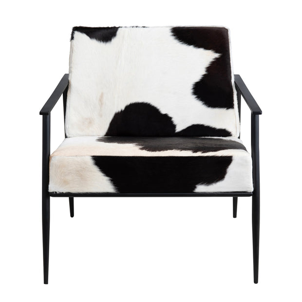 Crestview Collection Ranchero Velvet and Iron Accent Chair