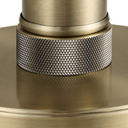 Casa Bella Living Dome Shaped Shade Finished In Antique Brass Table Lamp