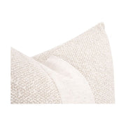 Essentials For Living The Split Decision 22” Essential Pillow ~ LiveSmart Gellar-Linen, Performance Textured Cream Linen Stripe