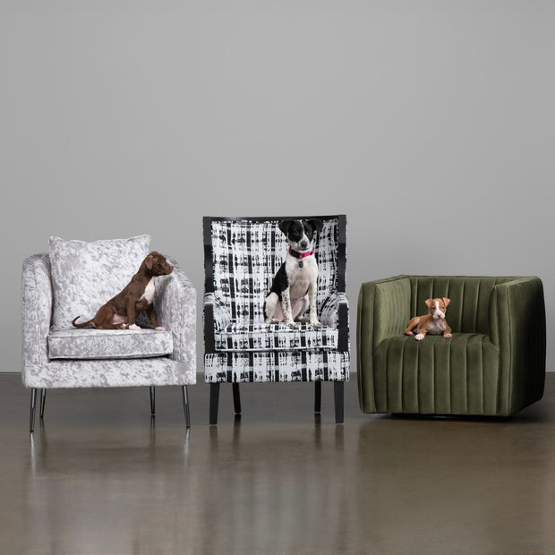 Crestview Collection Alana Barrel Accent Chair