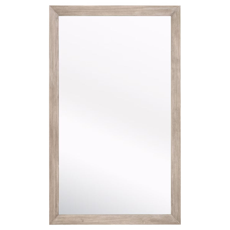 Essentials For Living Bevel Mirror ~ Natural Gray Acacia
