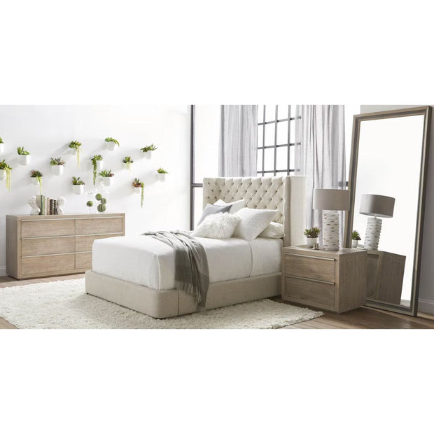 Essentials For Living Caden Mirror ~ Cream Pine, Gray Pine